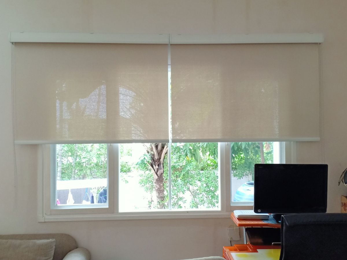 persianas bilaterais para duas janelas