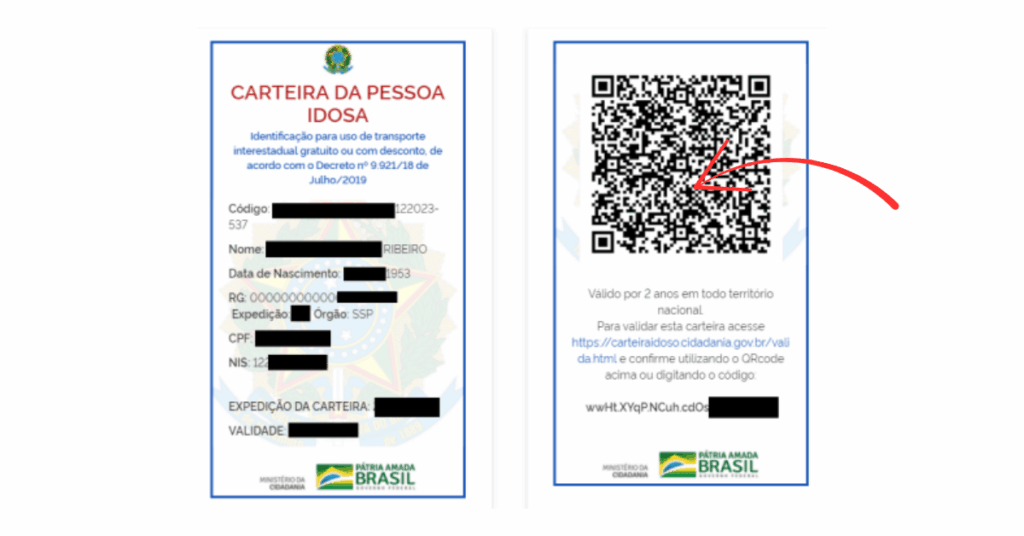 carteira do idoso como validar